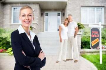 real estate agent, couple, homes for Sale